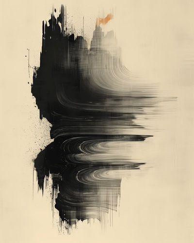 Moderne Abstraktion im japanischen Stil