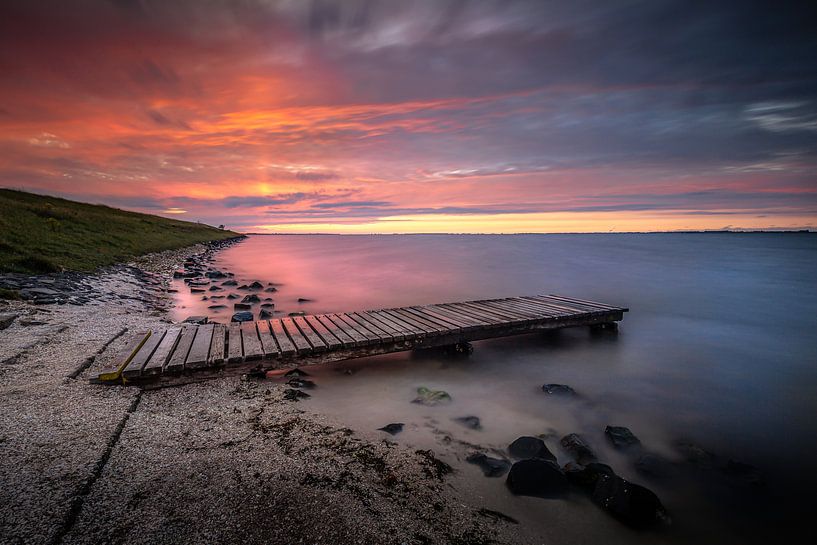 Sonnenaufgang Zeeland von Silvia Thiel