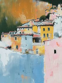 Maisons aux couleurs pastel sur Studio Allee