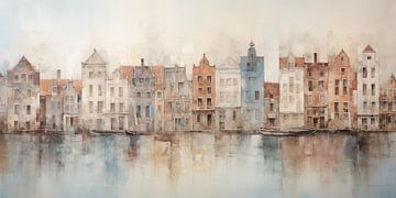 Canal houses by Bert Nijholt
