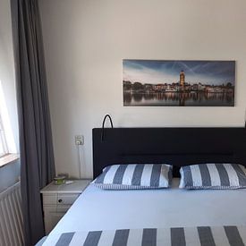 Kundenfoto: Deventer Skyline von Remco Lefers, auf leinwand