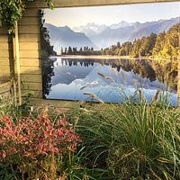 Photo de nos clients: Matheson Lake, lac miroir par WvH, sur toile