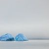 IJsbergen in Disko Bay, Groenland van Martijn Smeets
