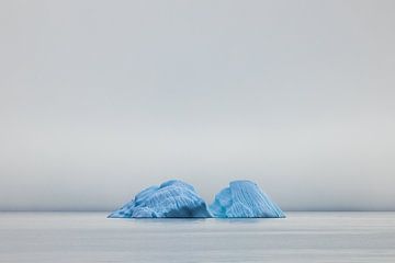IJsbergen in Disko Bay, Groenland