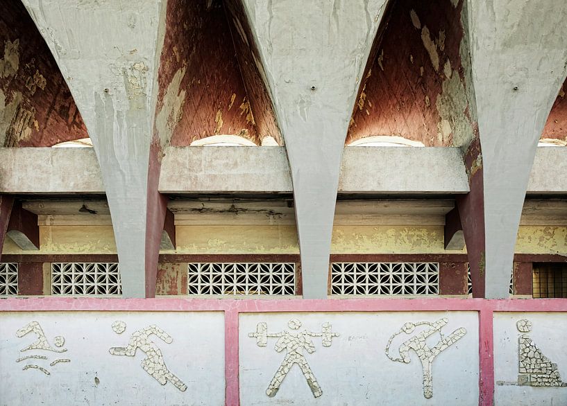 Détail du stade Jose Marti à La Havane. Cuba par Tjeerd Kruse