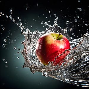 Sprudelnder Apfel