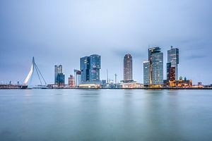 Rotterdam skyline van Edwin van Wijk