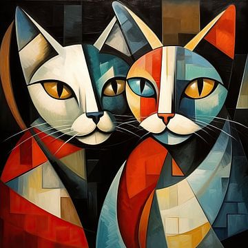 Peinture chat | Peinture chat sur Art Merveilleux