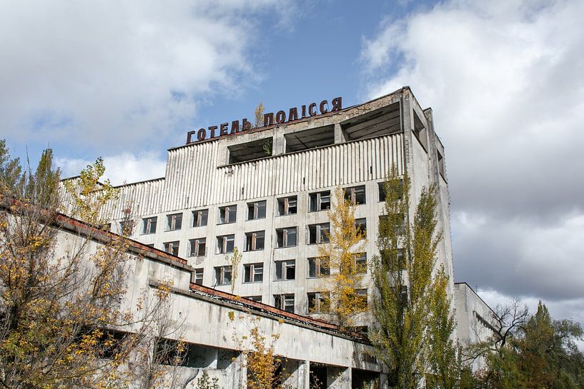 Hôtel Pripyat près de Tchernobyl par Tim Vlielander
