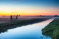 Nazomer zonsondergang nabij Groningen van Evert Jan Luchies thumbnail