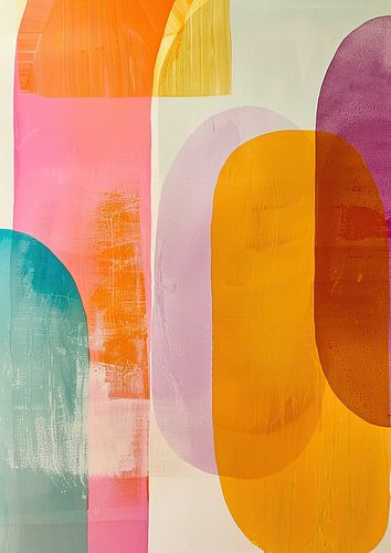 Art abstrait coloré