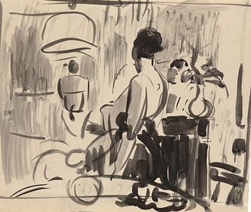 Rik Wouters - Woman in an interior space by Peter Balan