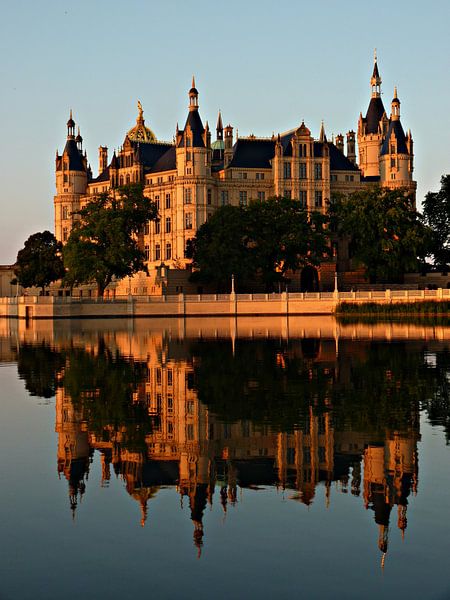 kasteel van schwerin mecklenburg-vorpommern Duitsland van Jessica Berendsen