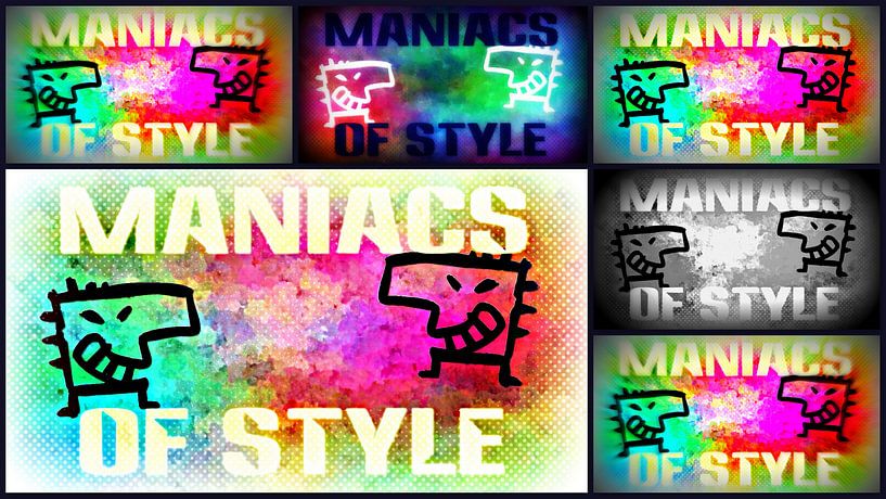 Collage maniacs of Style Figures von Nicky`s Prints