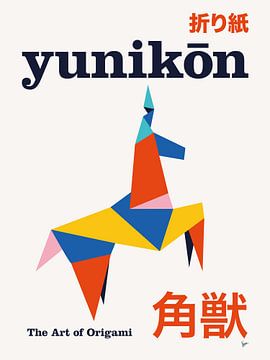 No13 Yunikon Origami Geometric Poster