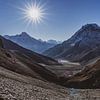 Zonsopkomst Himalaya Nepal van Tessa Louwerens