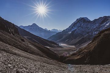 Zonsopkomst Himalaya Nepal