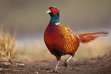 Pheasant (Phasianus colchicus) by Christian Müringer