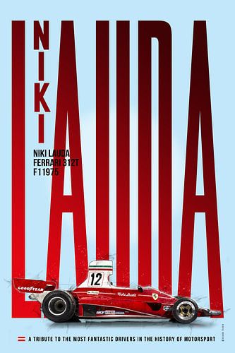 Niki Lauda eerbetoon van Theodor Decker