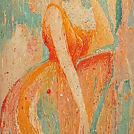 Orange painted lady van Hans Levendig (lev&dig fotografie)