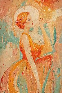 Orange painted lady