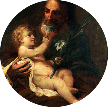 Bolome Esteban Murillo,Heilige Jozef met de baby redder