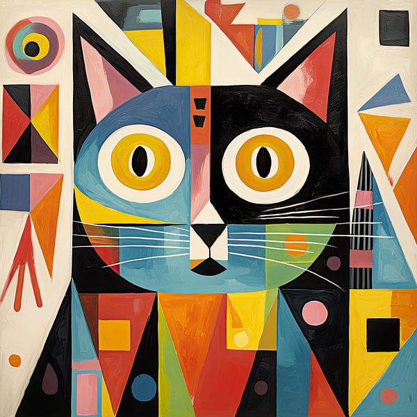 Kat abstract van Bert Nijholt