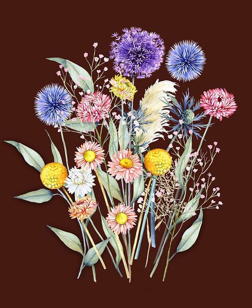 Trockenblumen-Bouquet von Geertje Burgers