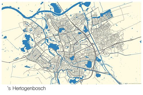 's-Hertogenbosch voor aan de muur