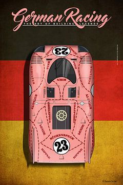Duits Racing, 917/20 Roze Varken Nr.23 van Theodor Decker