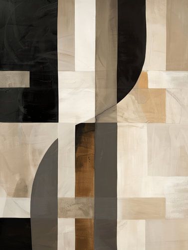 Abstrakte Formen im Artdeco-Stil