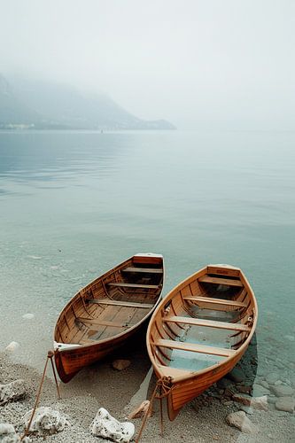 Azure blue Views of Boats in Istria