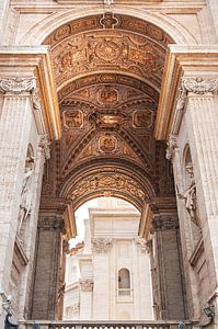 Gouden  plafond in Vaticaanstad van Anouschka Hendriks