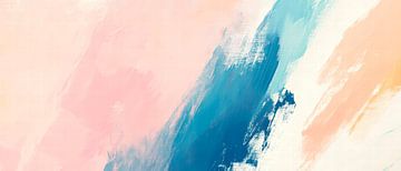 Abstrakte Farbkomposition – Sanft und Modern von Poster Art Shop