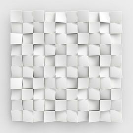 Carreaux blancs inclinés sur Jörg Hausmann