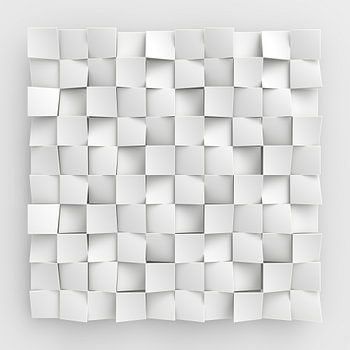 Witte scheve tegels