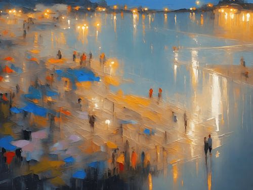 Abstract strand boulevard