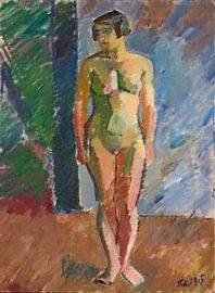 Karl Isakson - Standing female nude by Peter Balan