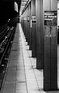 Metrostation 81 Street in New York sur Jack Koning