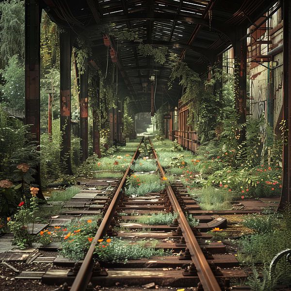 Lonely tracks by Poster Art Shop