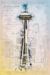 Space Needle, Seattle von Theodor Decker