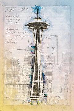 Ruimtevaartnaald, Seattle van Theodor Decker