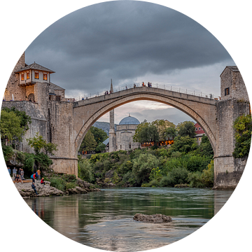 Mostar - Stari Most III van Teun Ruijters