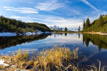 Wiegensee dans le Montafon en Autriche sur Jan Schuler