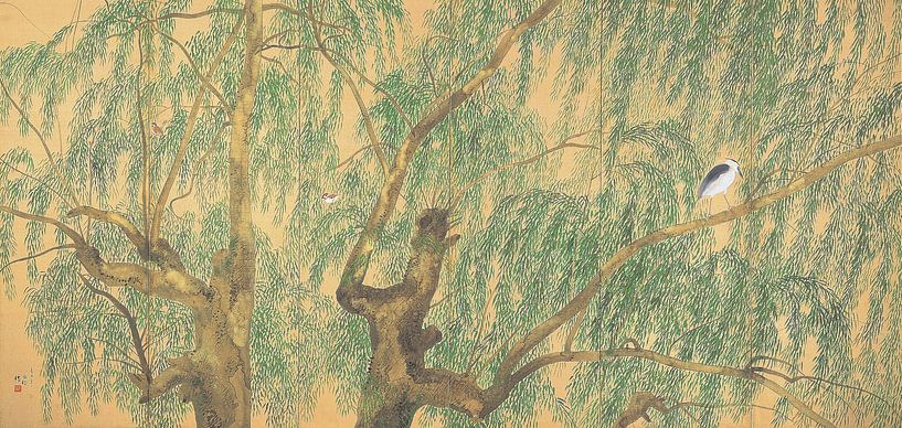 In the Shade of Willows 02, Tsuchida Bakusen by Masterful Masters