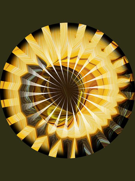 Mandala - tournesol par Christine Nöhmeier