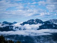 Mountains in the clouds