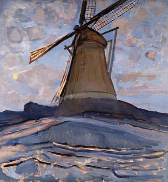 Moulin à vent, Piet Mondrian