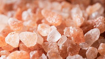 Close-Up van zout kristallen