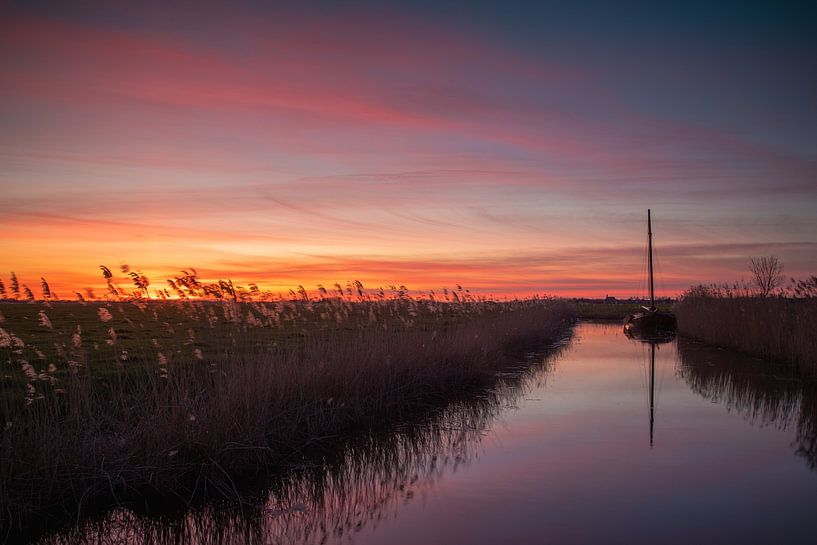 Sonnenuntergang, der Frühling hat begonnen! von Peter Kuipers